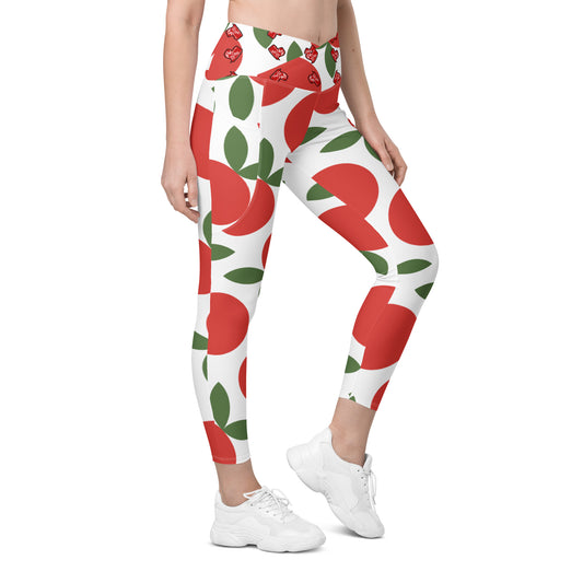 Regis Marcellus Crossover leggings with pockets