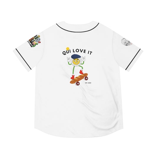 We Love It Men's Baseball Jersey (AOP)