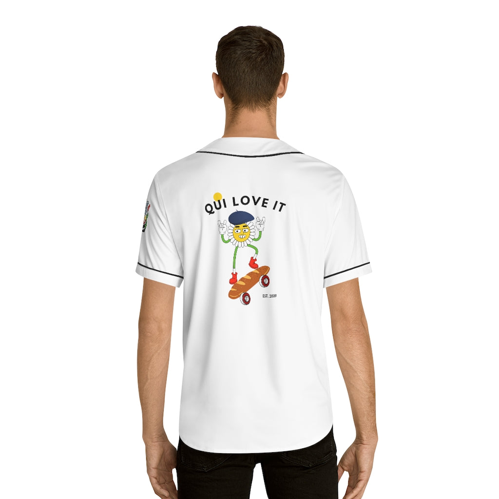 We Love It Men's Baseball Jersey (AOP)