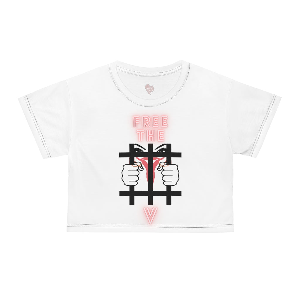 Regis Marcellus Women's Rights AOP Crop Tee