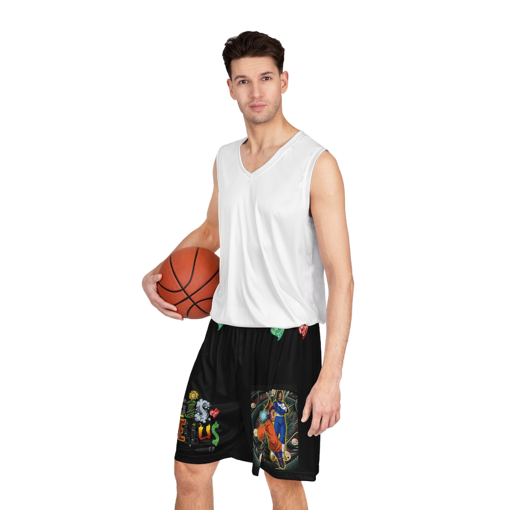 Regis Marcellus Anime Basketball Shorts
