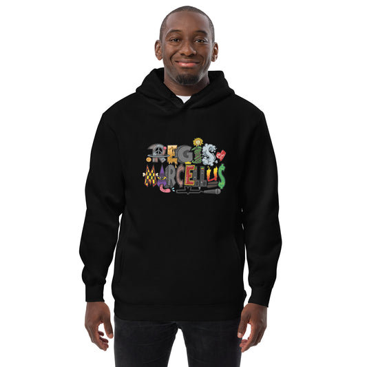 Dancing Green Unisex fashion hoodie
