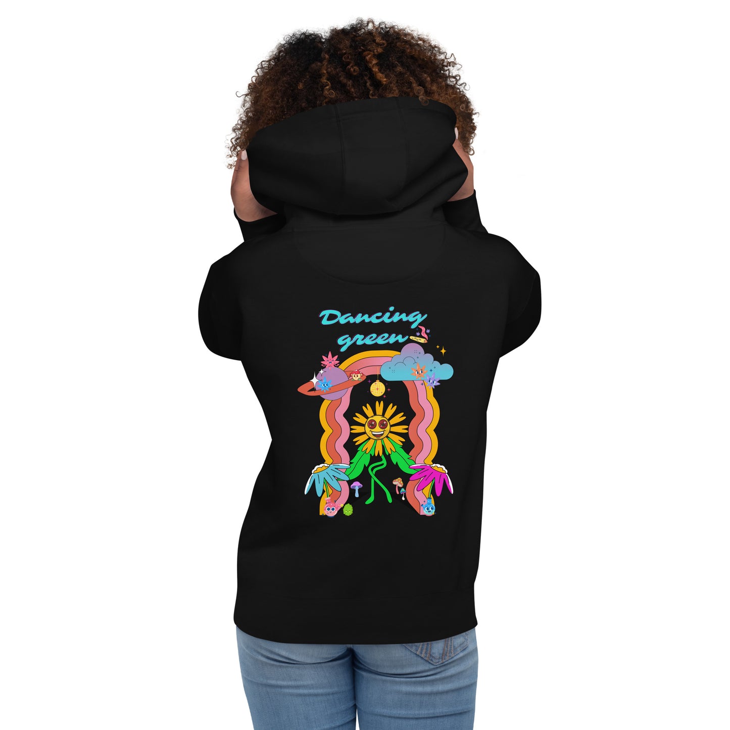 Dancing Green Unisex Hoodie
