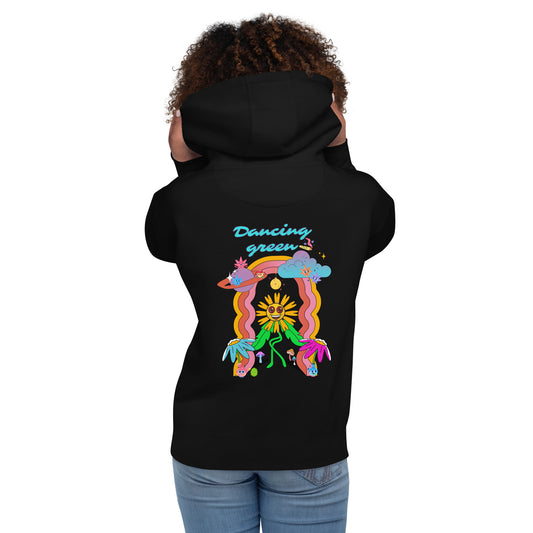 Dancing Green Unisex Hoodie
