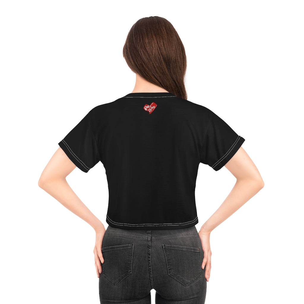 Regis Marcellus Women's Rights AOP Crop Tee