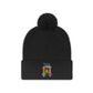 Dancing Green Pom Pom Beanie