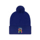 Dancing Green Pom Pom Beanie
