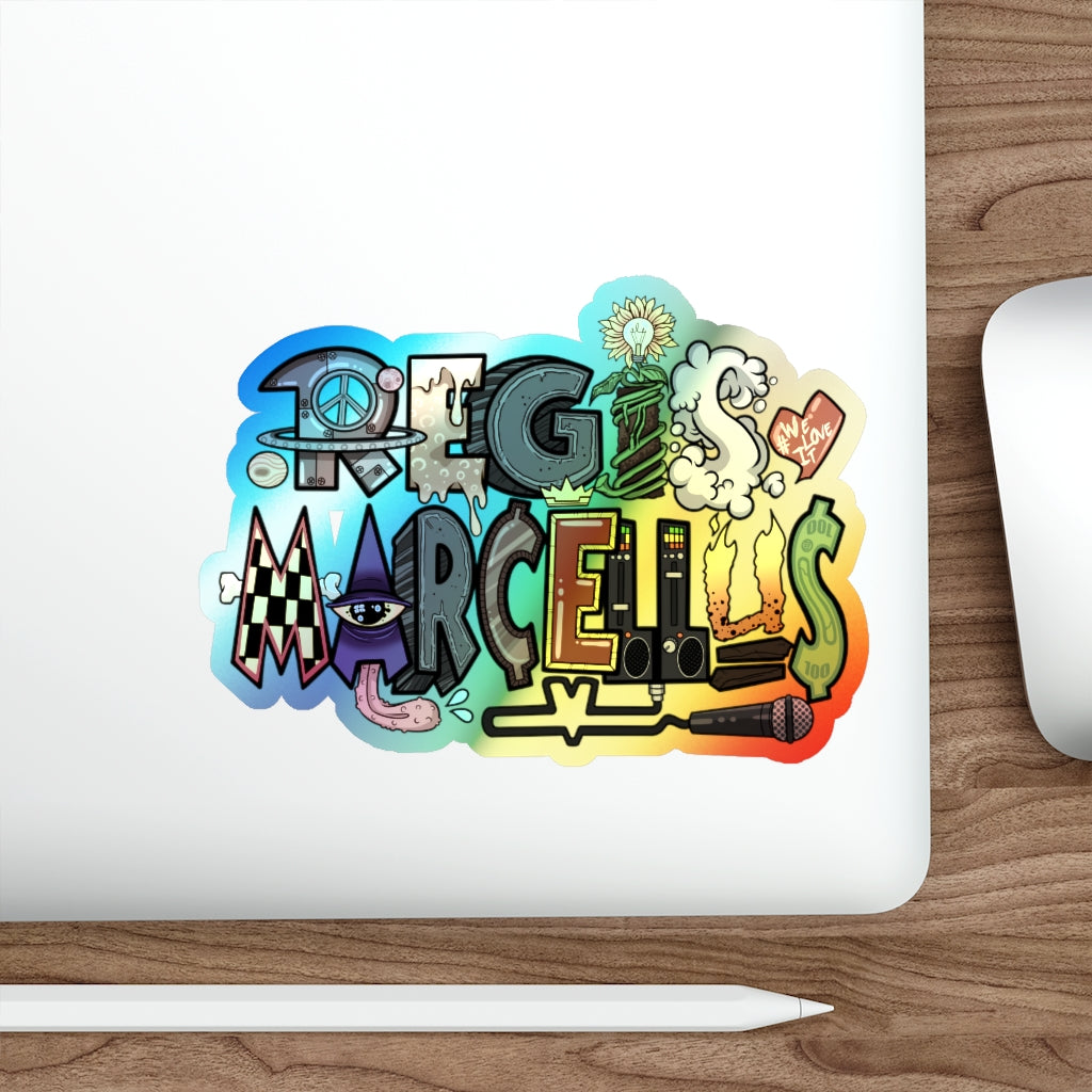 Holographic Regis Marcellus Stickers