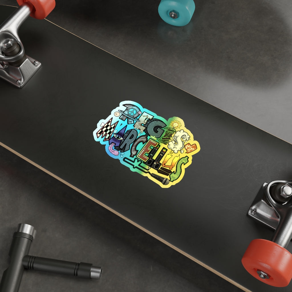 Holographic Regis Marcellus Stickers