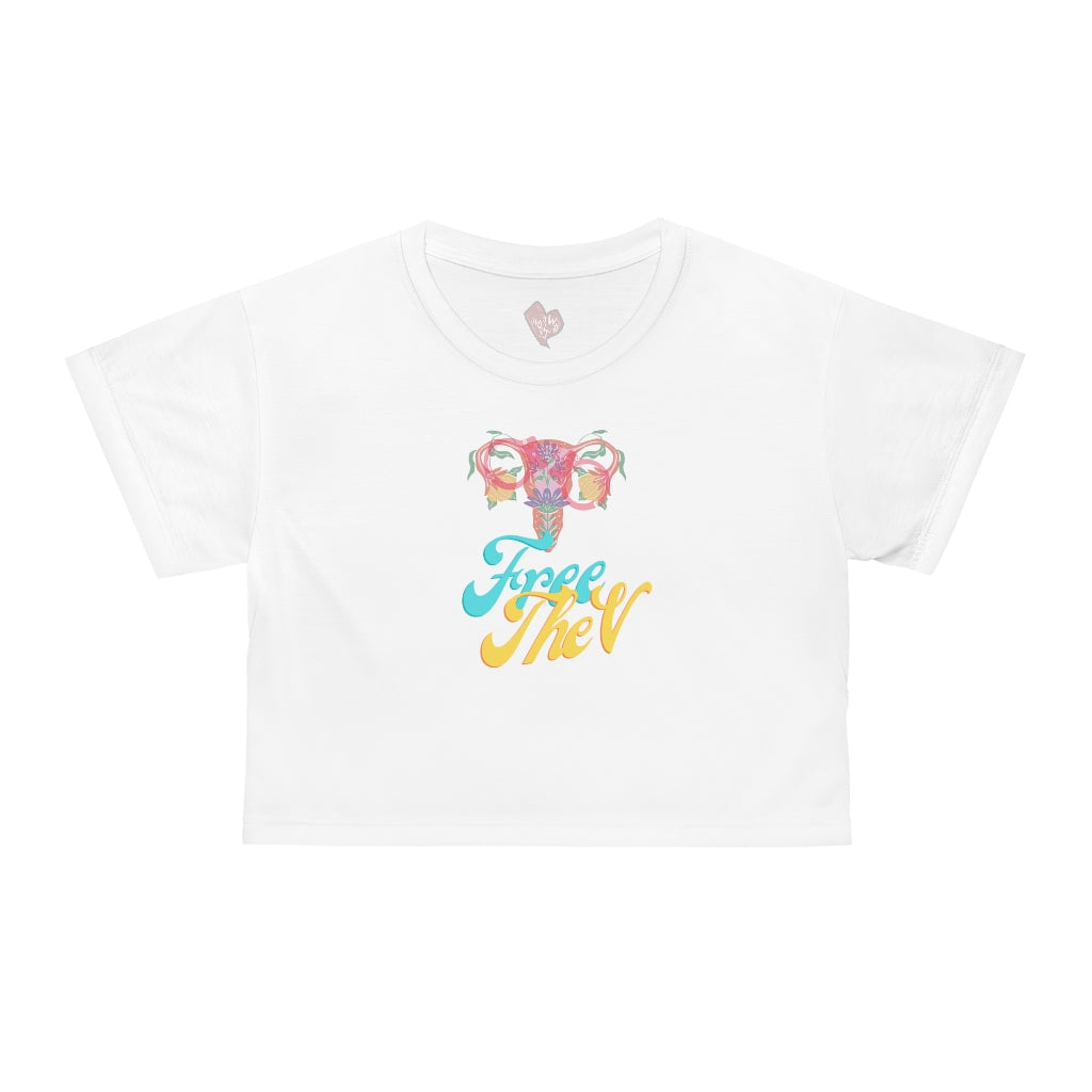 Regis Marcellus Womens Right's AOP Crop Tee