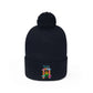 Dancing Green Pom Pom Beanie