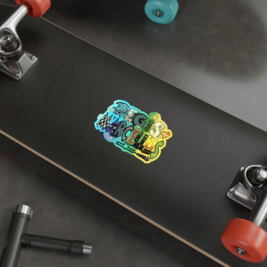 Holographic Regis Marcellus Stickers