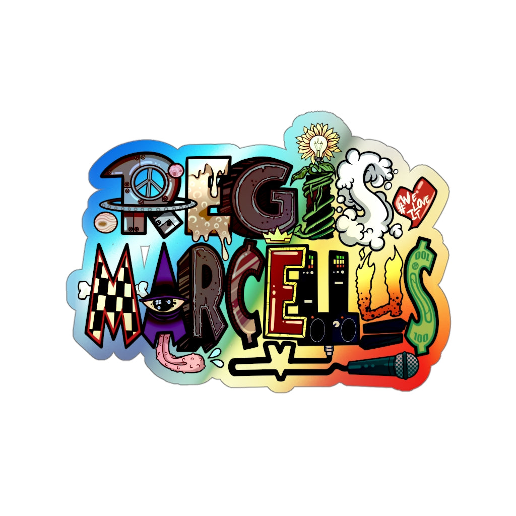 Holographic Regis Marcellus Stickers