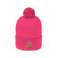 Dancing Green Pom Pom Beanie
