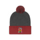 Dancing Green Pom Pom Beanie