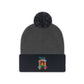 Dancing Green Pom Pom Beanie