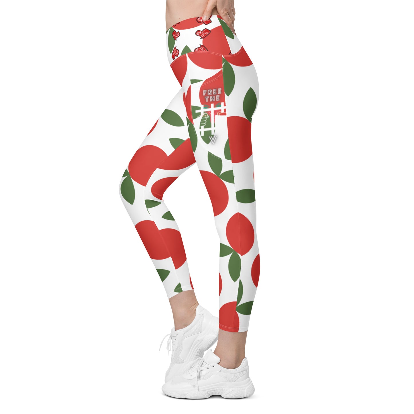 Regis Marcellus Crossover leggings with pockets