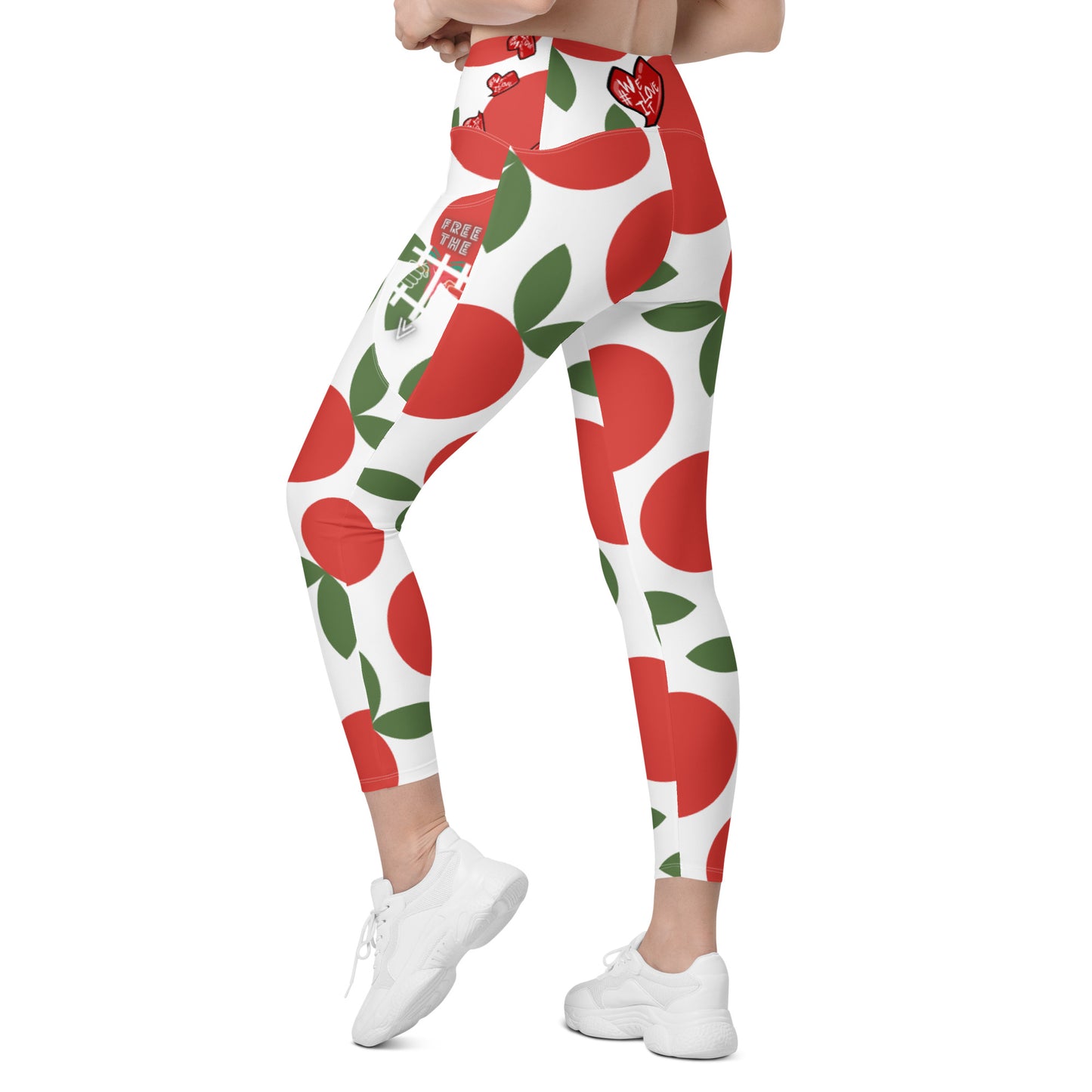 Regis Marcellus Crossover leggings with pockets
