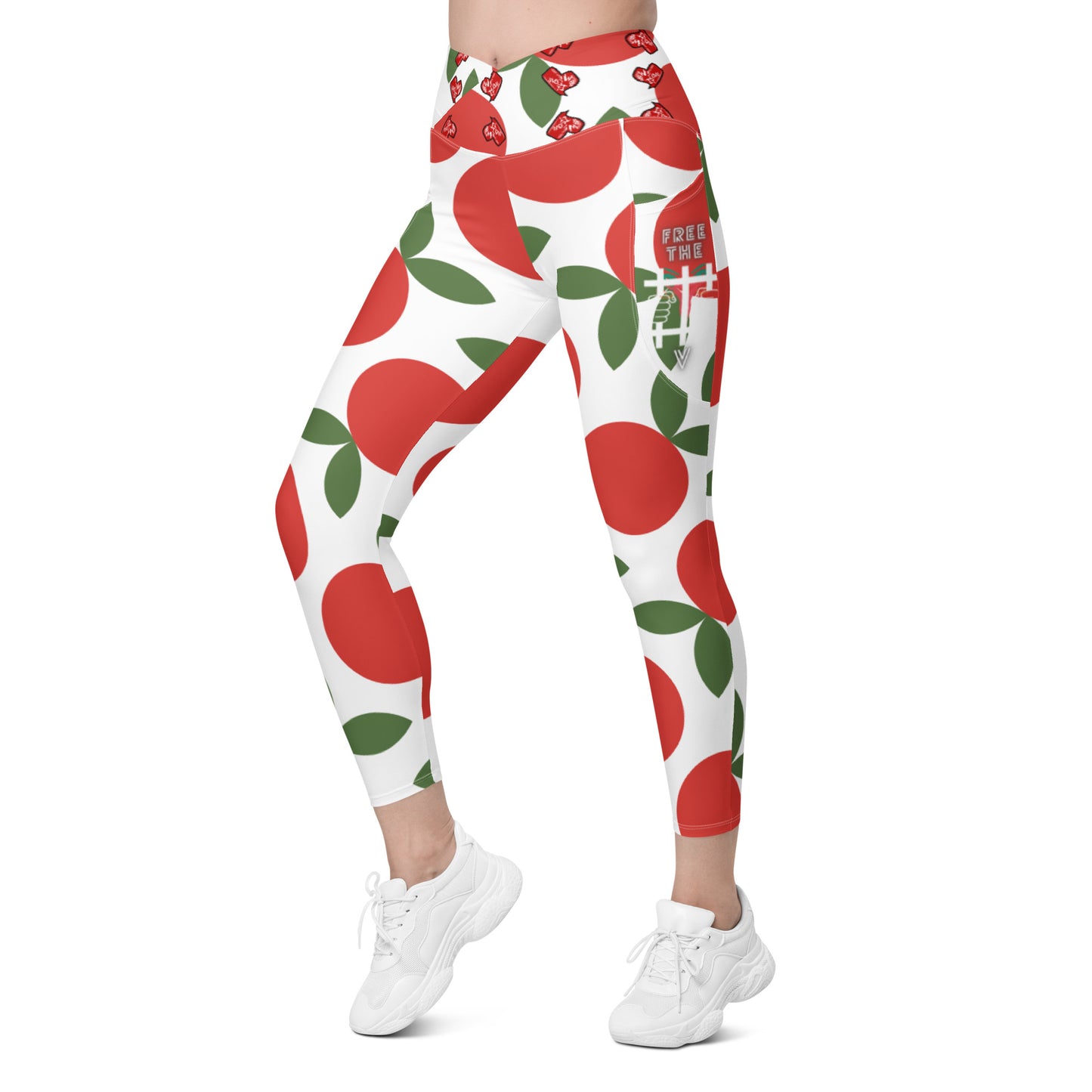 Regis Marcellus Crossover leggings with pockets