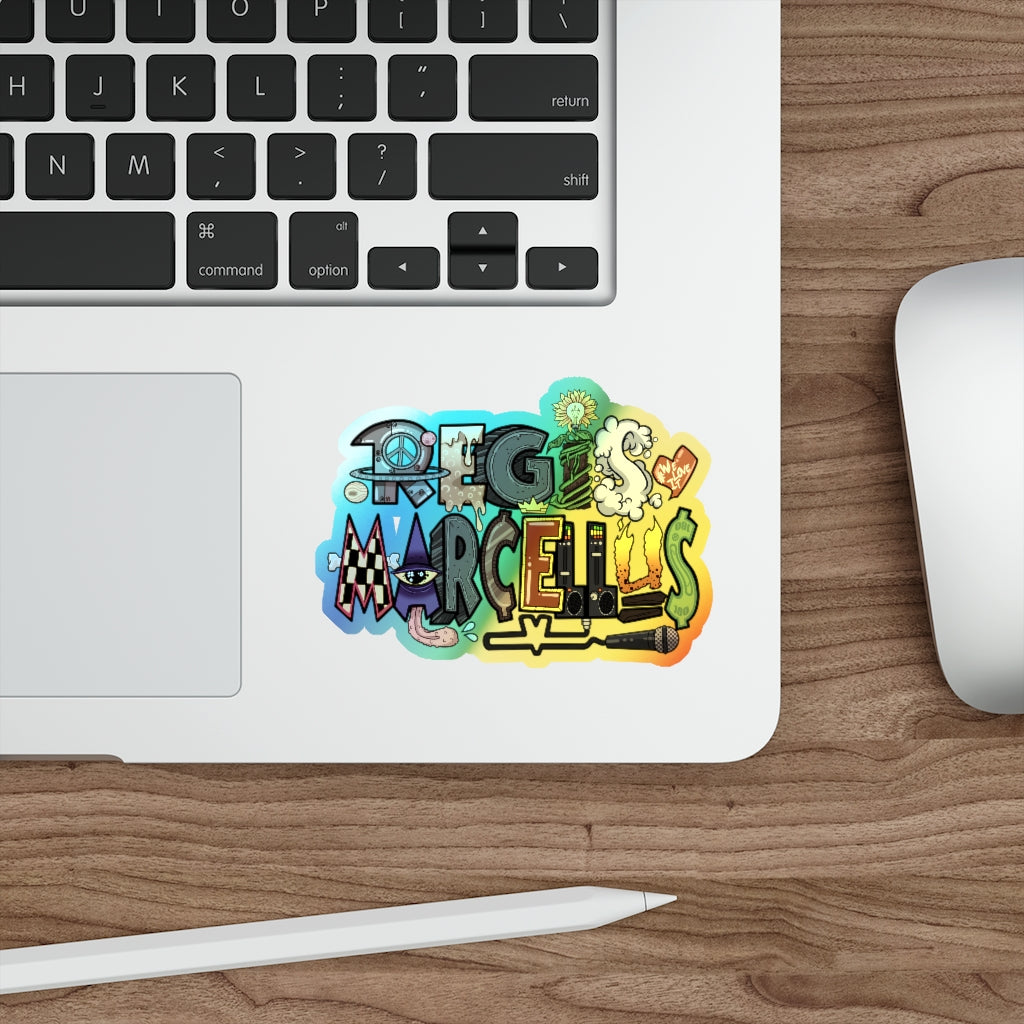 Holographic Regis Marcellus Stickers