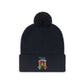 Dancing Green Pom Pom Beanie