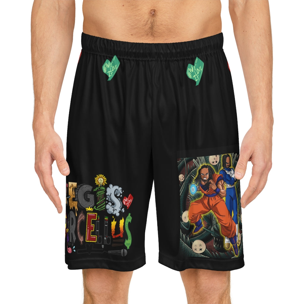 Regis Marcellus Anime Basketball Shorts