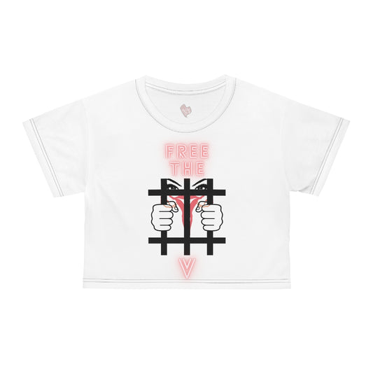 Regis Marcellus Women's Rights AOP Crop Tee