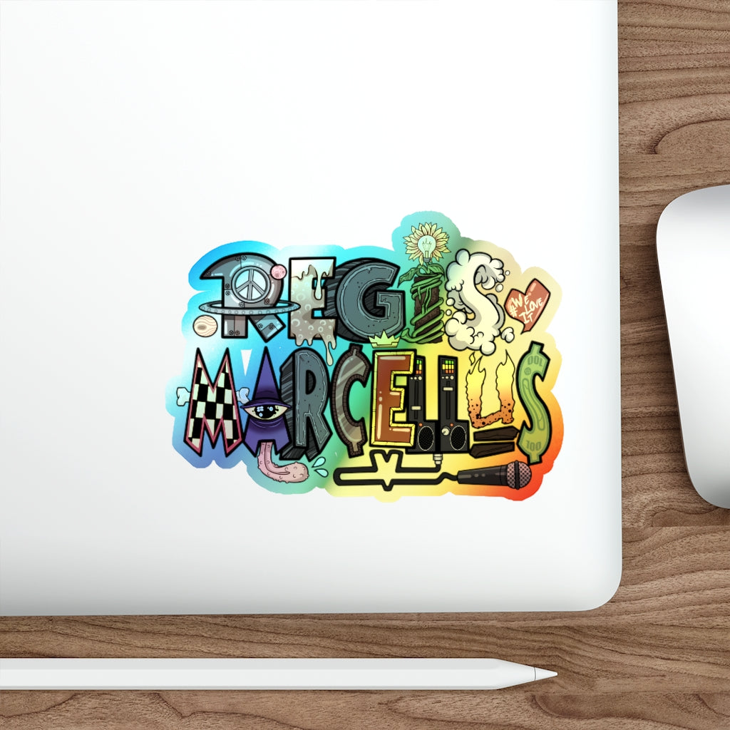 Holographic Regis Marcellus Stickers