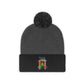 Dancing Green Pom Pom Beanie