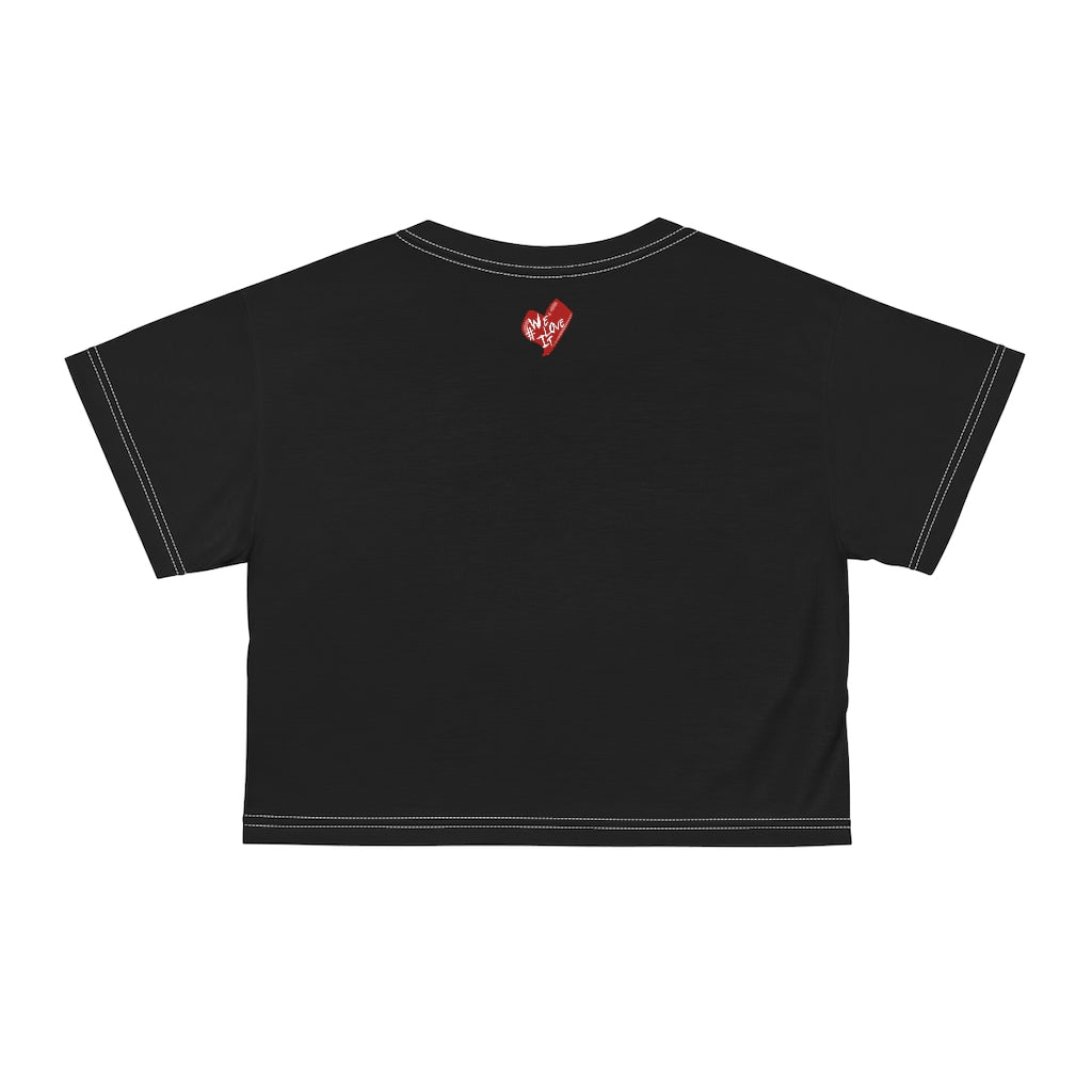 Regis Marcellus Women's Rights AOP Crop Tee
