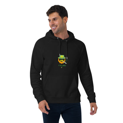 Red Beard Unisex eco raglan hoodie