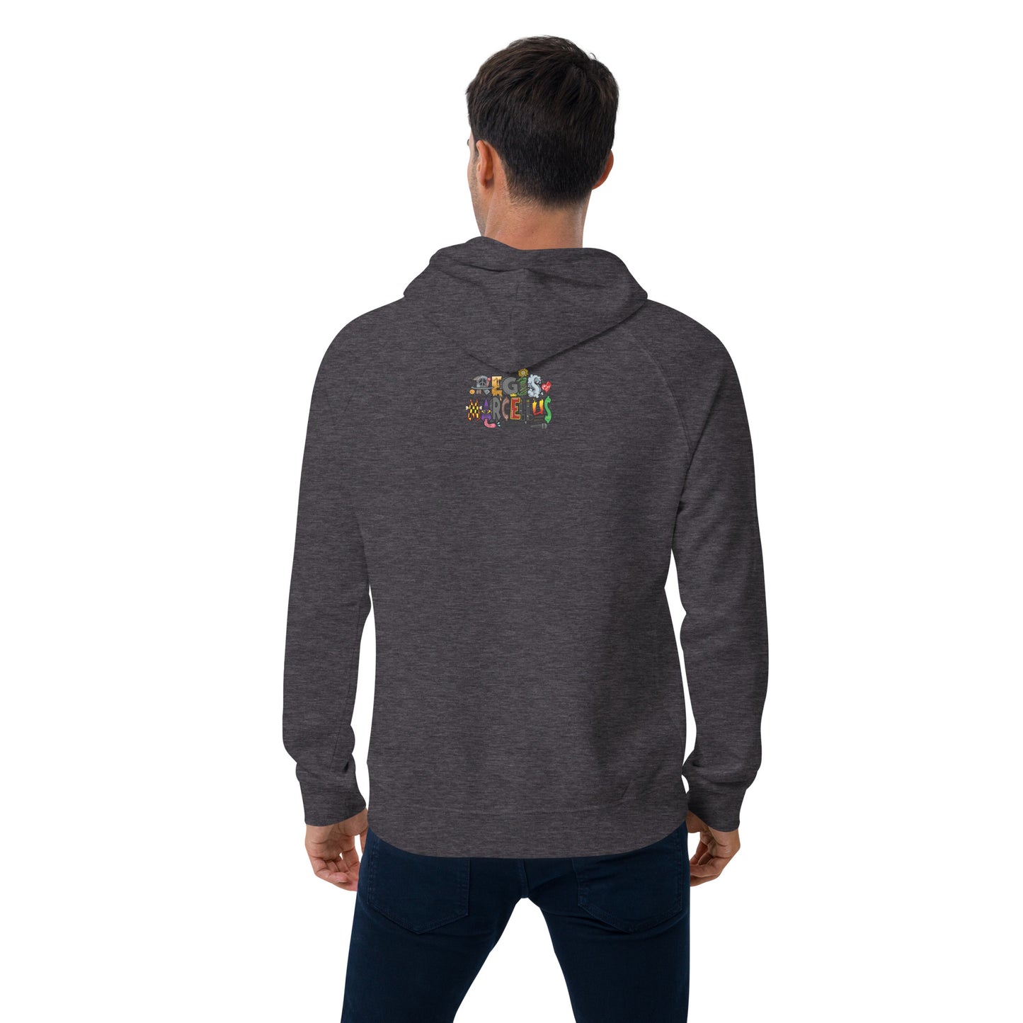 Red Beard Unisex eco raglan hoodie