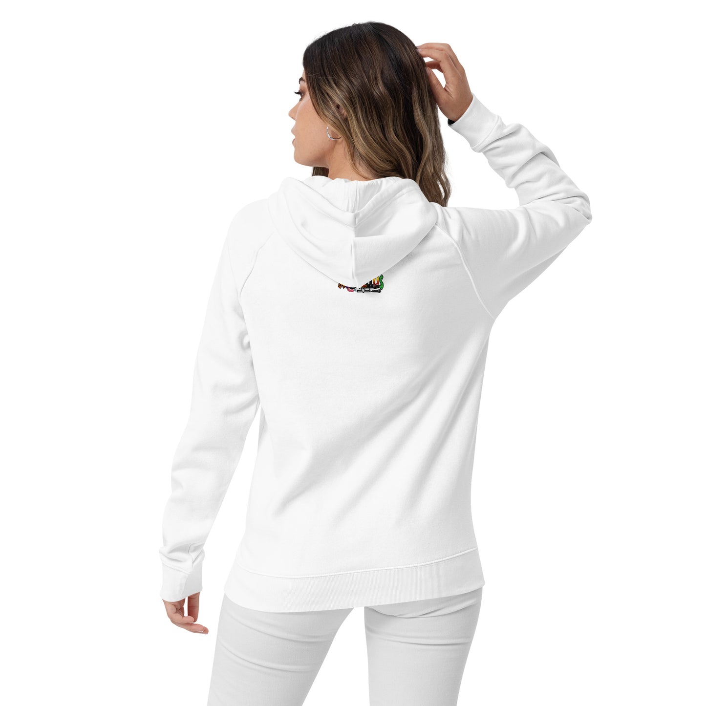 Blackbeard Unisex eco raglan hoodie