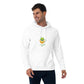 Red Beard Unisex eco raglan hoodie