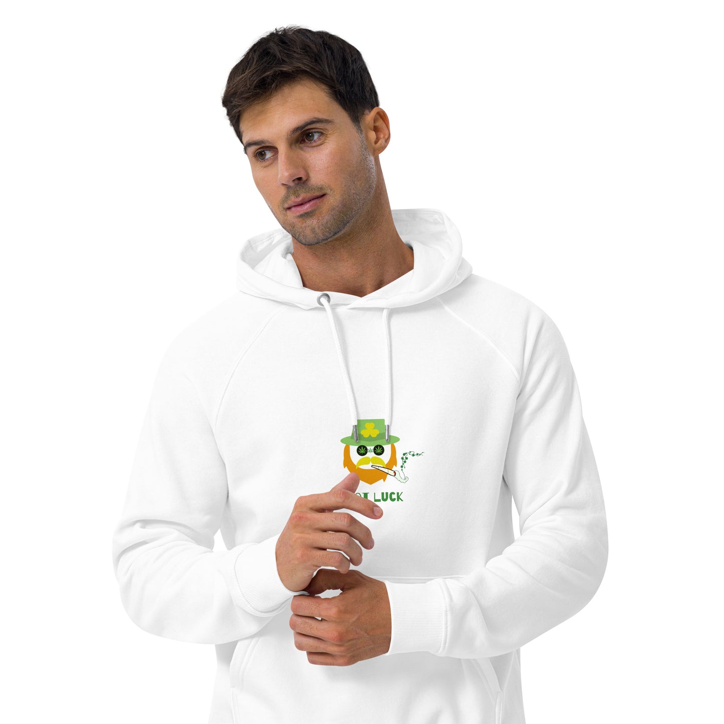 Red Beard Unisex eco raglan hoodie