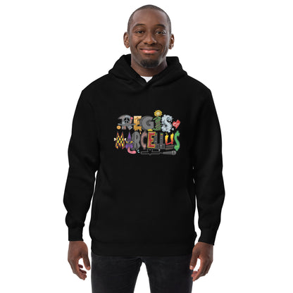 Dancing Green Unisex fashion hoodie