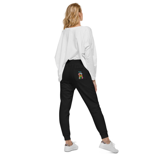 Dancing Green Unisex fleece sweatpants