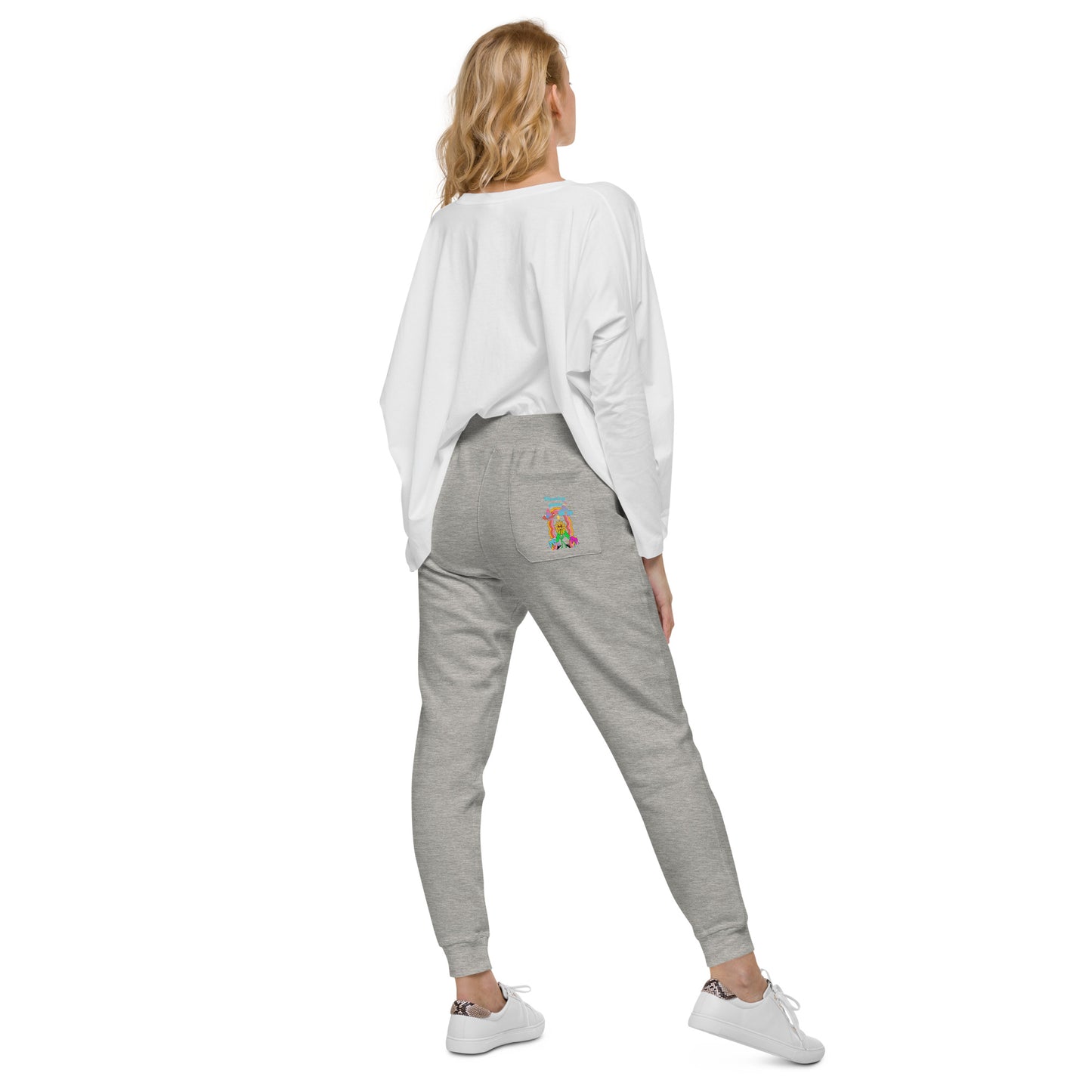 Dancing Green Unisex fleece sweatpants