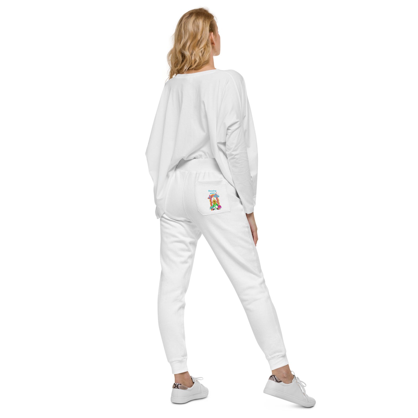 Dancing Green Unisex fleece sweatpants